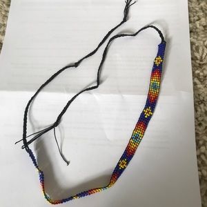 Beaded Aztec choker
